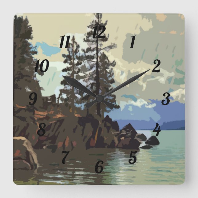 Lake Tahoe Sand Harbour Clock (Front)