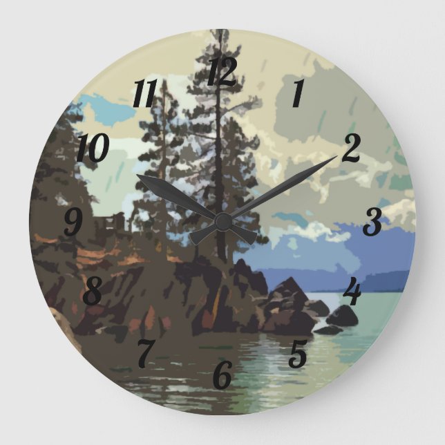 Lake Tahoe Sand Harbour Clock (Front)