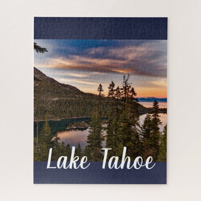 Lake Tahoe Scenic View Jigsaw Puzzle (Vertical)