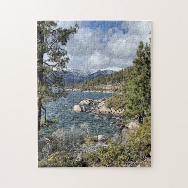 Lake Tahoe Shoreline Jigsaw Puzzle (Vertical)