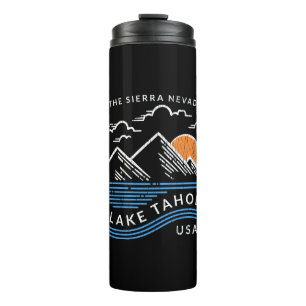 Lake Tahoe Sierra Nevada Mountain Thermal Tumbler