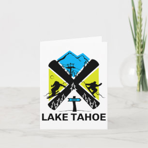 Lake Tahoe Skiing And Snowboarding Card
