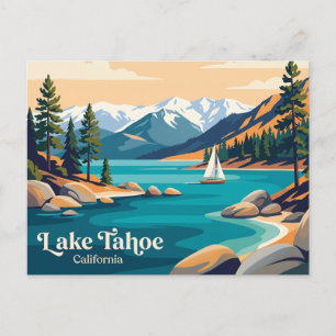 Lake Tahoe USA Postcard