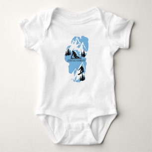 Lake Tahoe: Winter Adventure Playground Baby Bodysuit