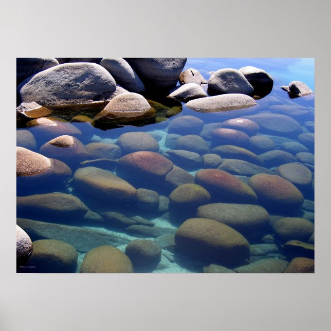 Lake Tahoe Winter Still water 2 Poster (Front)