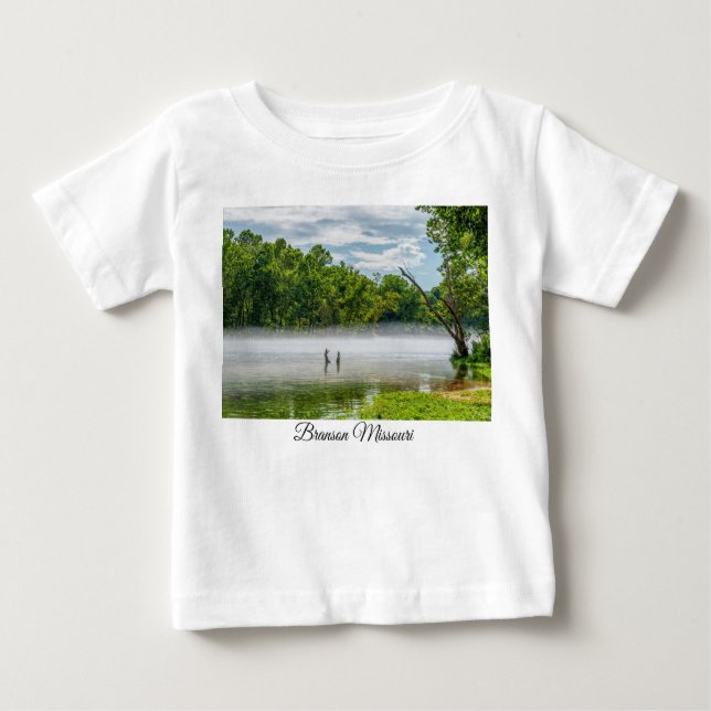 Lake Taneycomo Summer Fog Baby Toddler T-shirt (Front)