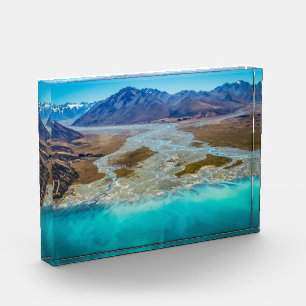 Lake Tekapo and Southern Alps, New Zealand Photo Block