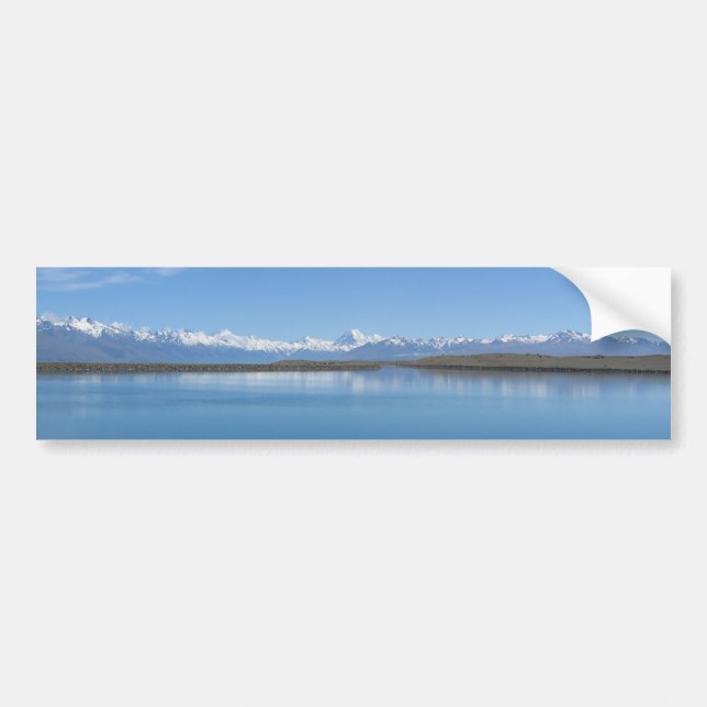Lake Tekapo, New Zealand Bumper Sticker (Front)
