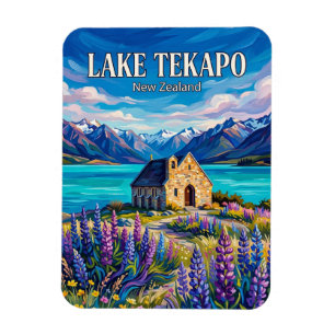 Lake Tekapo New Zealand Magnet