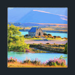 Lake Tekapo, New Zealand Magnet<br><div class="desc">Scenic photograph of Lake Tekapo,  a small town in South Island,  New Zealand</div>