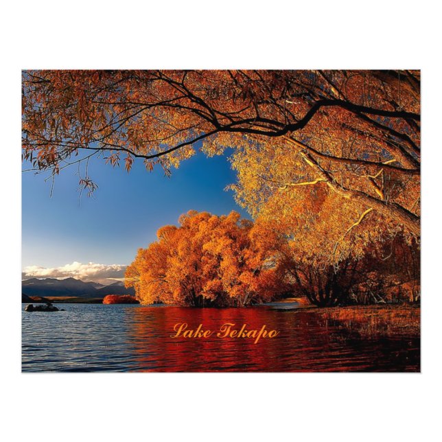 Lake Tekapo, New Zealand Photo Print (Front)