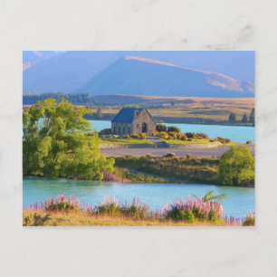 Lake Tekapo, New Zealand Postcard