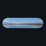 Lake Tekapo, New Zealand Skateboard<br><div class="desc">Lake Tekapo is the second-largest of three roughly parallel lakes running north–south along the northern edge of the Mackenzie Basin in the South Island of New Zealand. 

 Globe Trotters specialises in idiosyncratic imagery from around the globe. Here you will find unique Greeting Cards,  Postcards,  Posters,  Mousepads and more.</div>