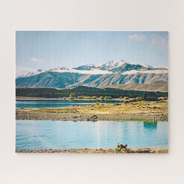 Lake Tekapo New Zealand South Island travel Jigsaw Puzzle (Horizontal)