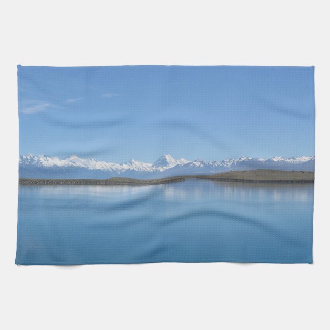 Lake Tekapo, New Zealand Tea Towel (Horizontal)