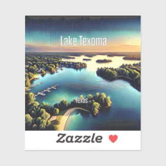 Lake Texoma Texas 3 Inch Vinyl Sticker