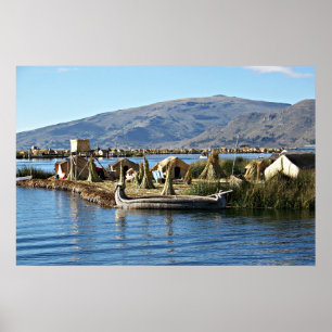 Lake Titicaca, Floating Island Poster