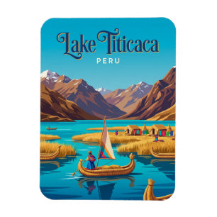 Lake Titicaca Peru Magnet