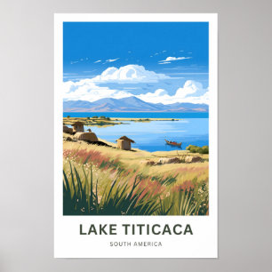 Lake Titicaca South America Travel Print
