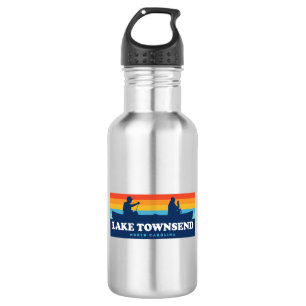 Lake Townsend North Carolina Canoe 532 Ml Water Bottle