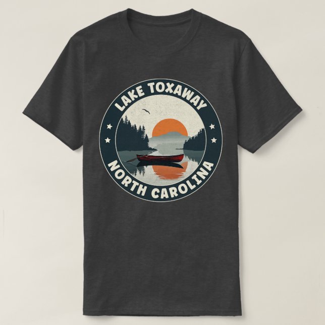 Lake Toxaway North olina Sunset T-Shirt (Design Front)