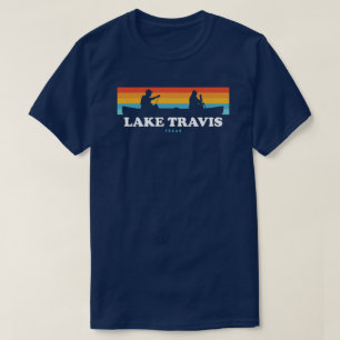 Lake Travis Austin Texas Canoe T-Shirt
