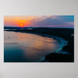 Lake Travis Sunset Poster