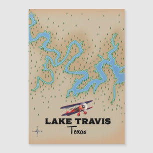 Lake Travis Texas map