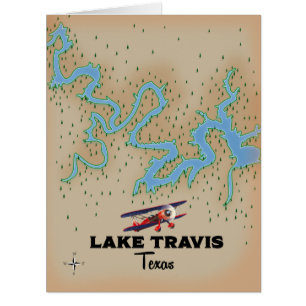 Lake Travis Texas map