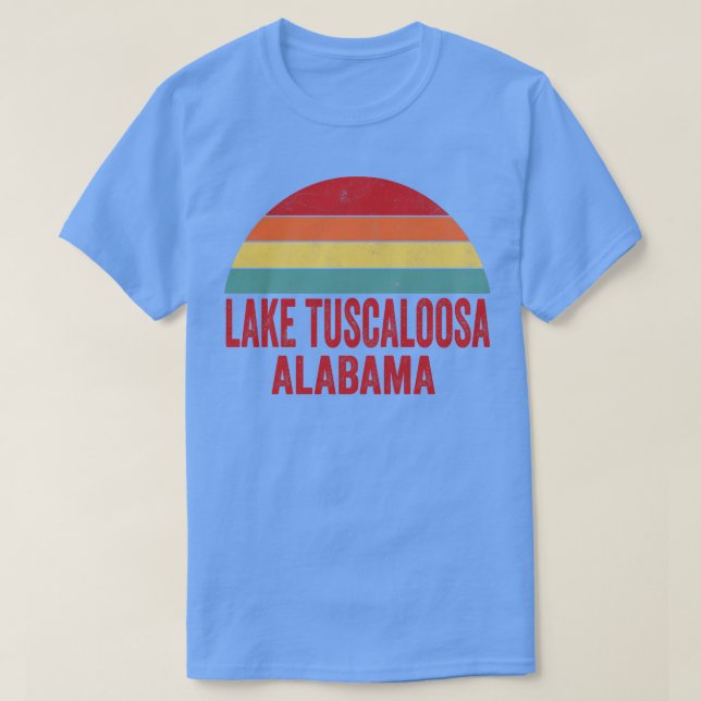 Lake Tuscaloosa Alabama T-Shirt (Design Front)