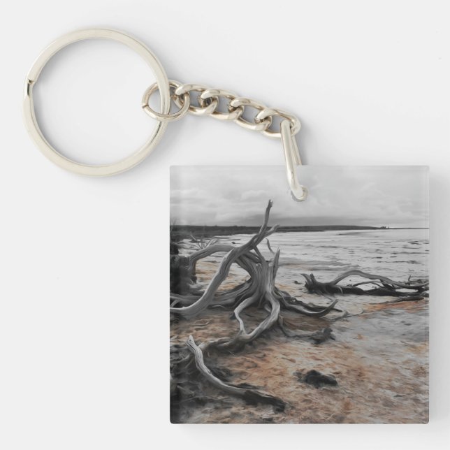 Lake Tyrrell Natural Forces Key Ring (Front)