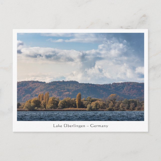 Lake Überlingen Germany Postcard (Front)