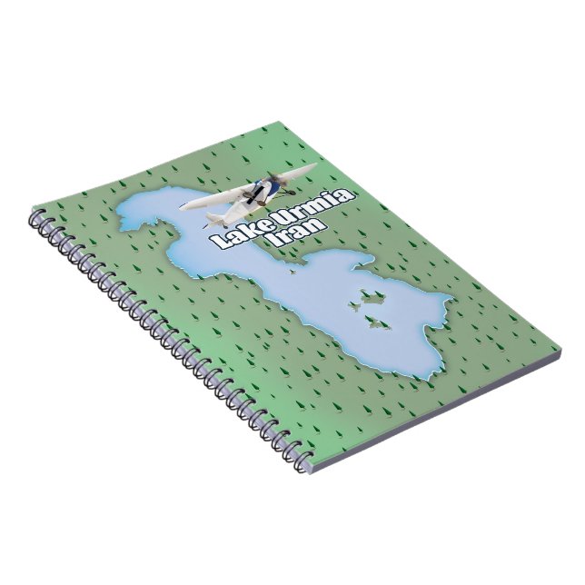 Lake Urmia Iran Travel Map Notebook (Right Side)