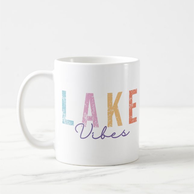 Lake Vibes Coffee Mug (Left)