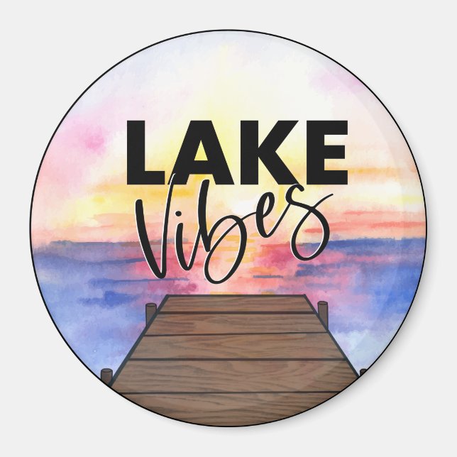 Lake Vibes Magnet (Front)