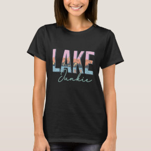 Lake Vibes Summer Vacation Boating Lake Life Lover T-Shirt