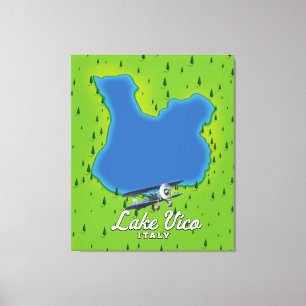 Lake Vico Italy Canvas Print