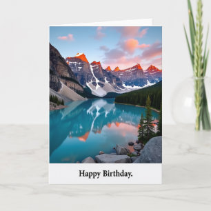 Lake View Birthday Card