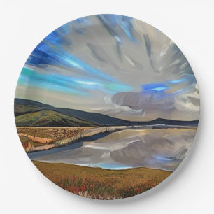 LAKE VIEW PAPER PLATE