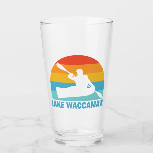 Lake Waccamaw North Carolina Kayak Glass (Front)