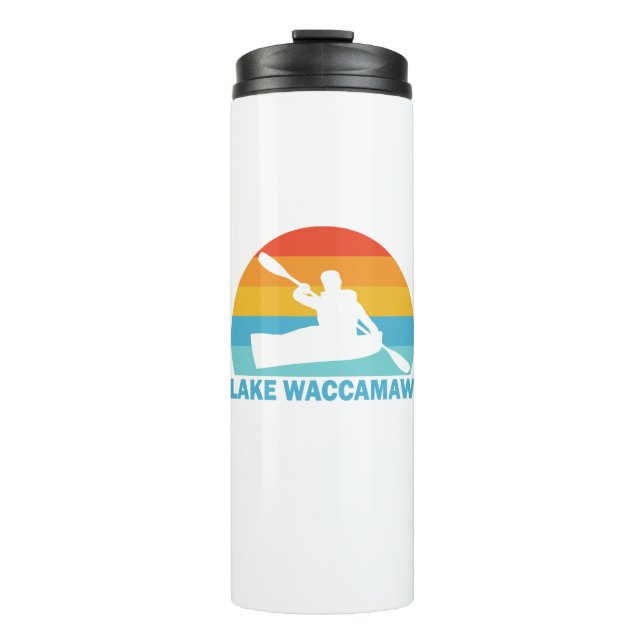 Lake Waccamaw North Carolina Kayak Thermal Tumbler (Front)