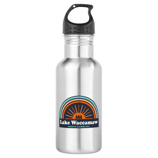 Lake Waccamaw North Carolina Rainbow 532 Ml Water Bottle (Front)