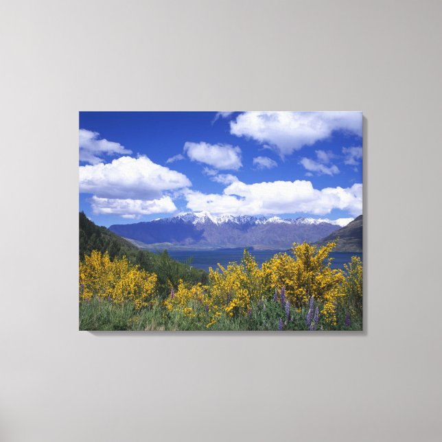 Lake Wakatipu and the Remarkables, Queenstown, Canvas Print (Front)