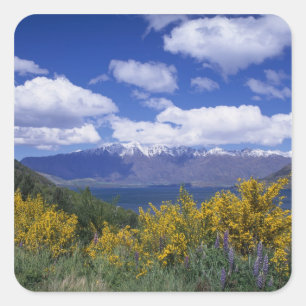 Lake Wakatipu and the Remarkables, Queenstown, Square Sticker