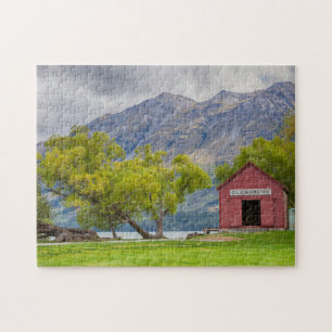 Lake Wakatipu Landscape Glenorchy New Zealand Jigsaw Puzzle