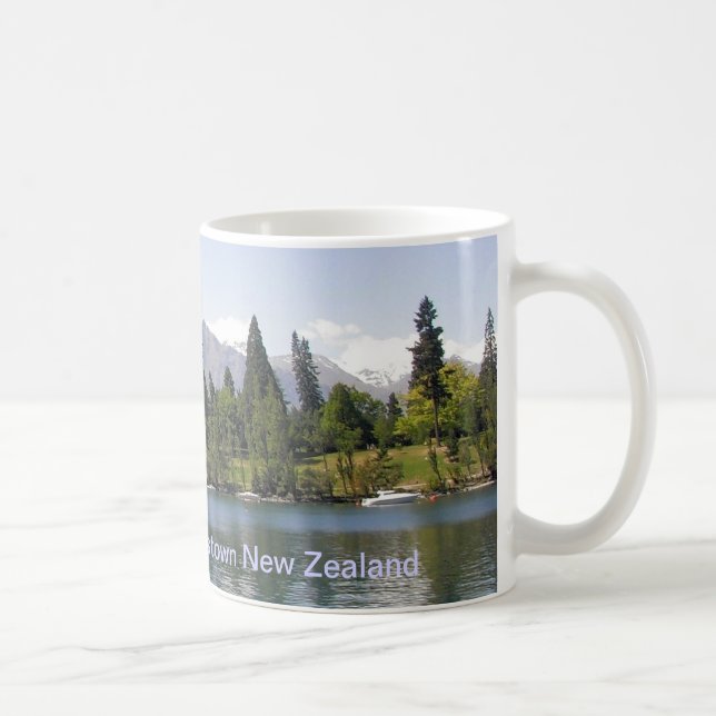 Lake Wakatipu Queenstown New Zealand Coffee Mug (Right)