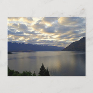 Lake Wakatipu, Queenstown, NZ Postcard