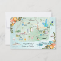 Lake Wales, FL | Destination Wedding Itinerary Map