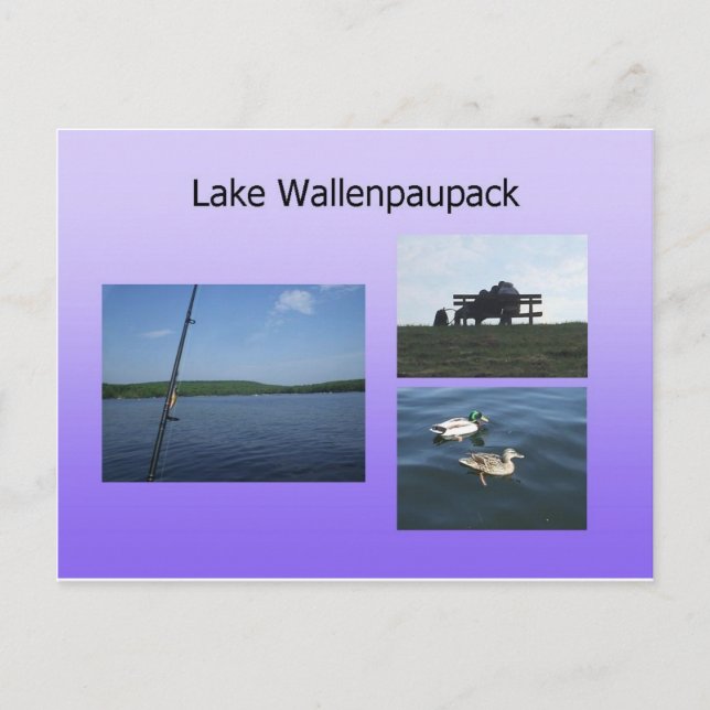 Lake Wallenpaupack Postcard (Front)