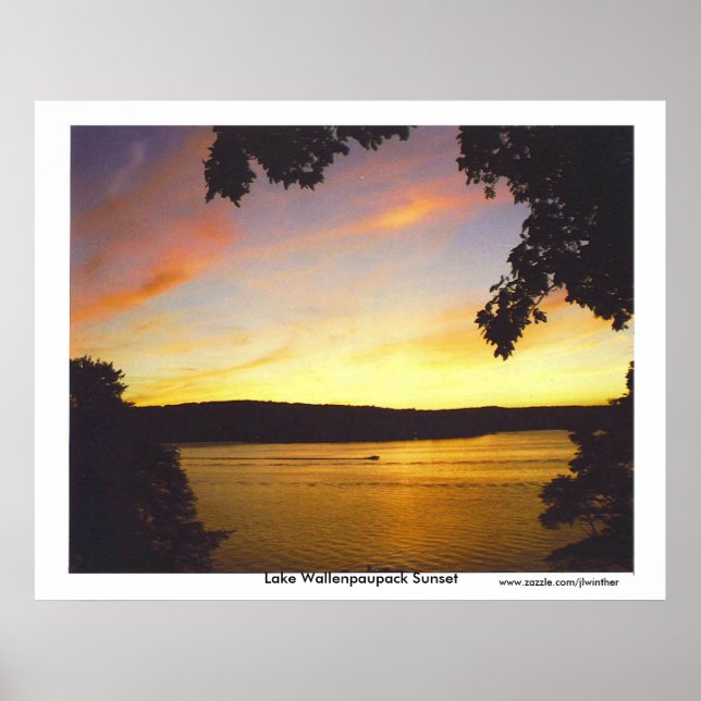 Lake Wallenpaupack Sunset Print (Front)